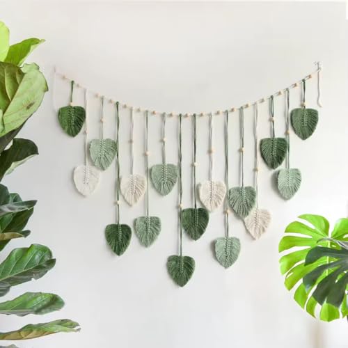 WARMINGO DE Macrame Bohemian Wall Hanging Decor For Living Room &...