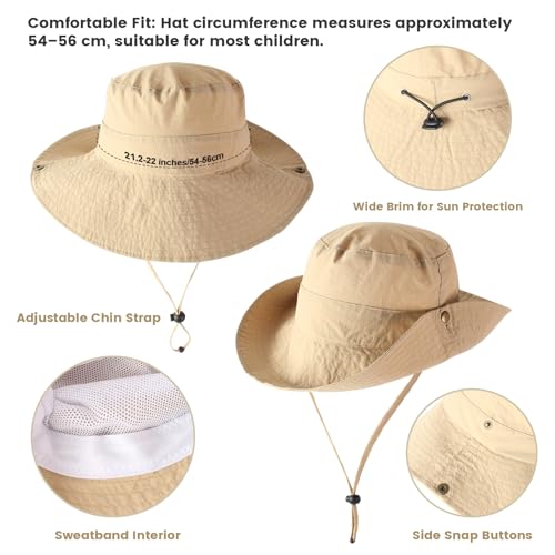 Disfraz infantil de paleontólogo dinosaurio Khaki miniatura 3