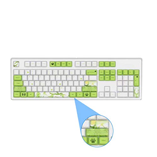 YU-NIYUT Wired Mechanical Keyboard 104 Keys Gaming Office Keyboard Computer Laptop Parts Exquisite and Beautiful Keycap for Mechanical Gaming Keyboard (ONLY KEYCAP)