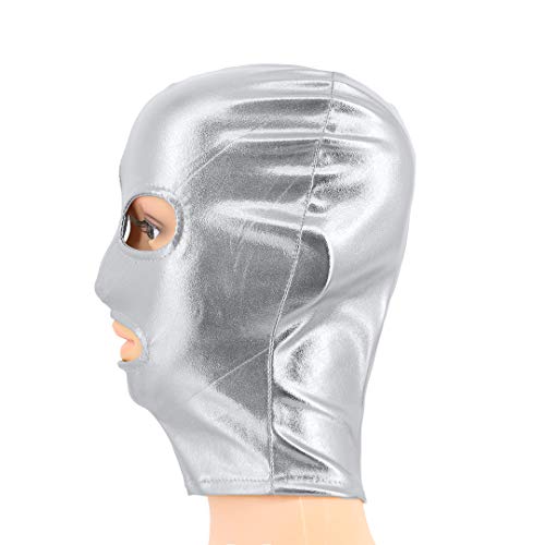 Image of Metallic Cycling Face Neck Mask Hat Ultra Balaclava Hood