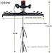 Power Mixer Pneumatic Agitator Clamp-On Drum Agitator Industrial-Grade Pneumatic Shaker Paint Stirring Tool，3280W Electric Tank Mixer, 110V 1 Ton Paint Stirring Machine with Folding Blades &