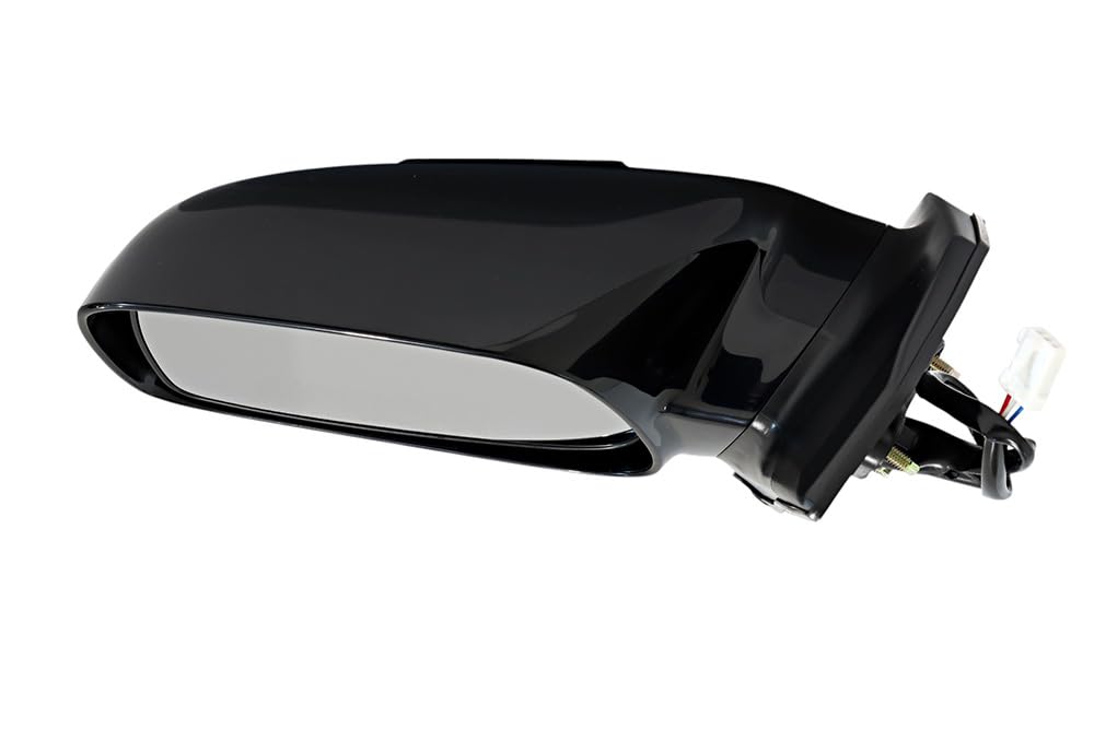 Driver Side Door Mirror For Toyota Corolla (2003-2008) – Painted Black, Power, Non-Folding, Replaces TO1320179 / 87940-02391-CO