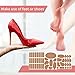 Moleskin Strips with Adhesive Blister Prevention Pads Mole Skin Tape Stickers for Feet Heel Shoes Padding,12 Sheets of 11 Shapes