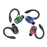 THE PERFECT PART Wireless Earbud - Noise Canceling Earbud, 5.1 Wireless Bluetooth Headset, Waterproof Workout Headphones, Stereo Earbud with Ear Hook, Wireless Bluetooth Gaming Earbud (Single)