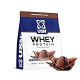 USN Whey Protein Powder 900g (30 Servings) Chocolate - High Protein Shake with 20g Protein per Serving - No Added Sugar, Soy or Preservatives - Supports Muscle Recovery, Growth & Maintenance
