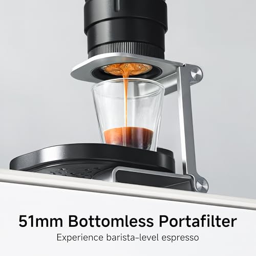 HIBREW H4C Ultra Portable Electric Espresso Maker, 51mm Bottomless,Black by HIBREW - Used condition - Image 5