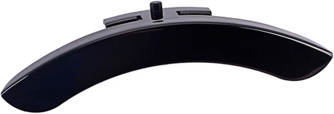 Hemoton 3pcs Zinc Alloy Banjo Armrest Replacement Single Mirror Finish Black Banjo Protector Accessory and Instrument Restoration
