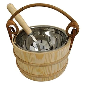 stainless steel sauna bucket