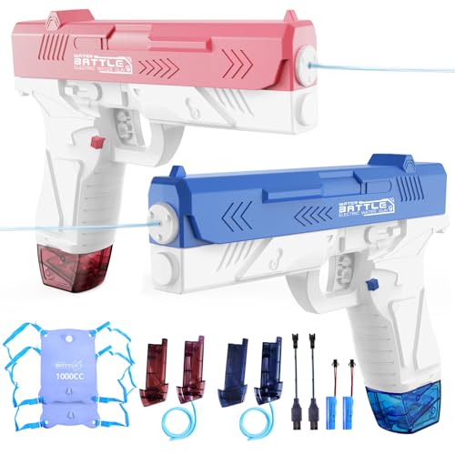 Electric Water Gun for Adults & Kids, Water Gun with 1000CC Backp...