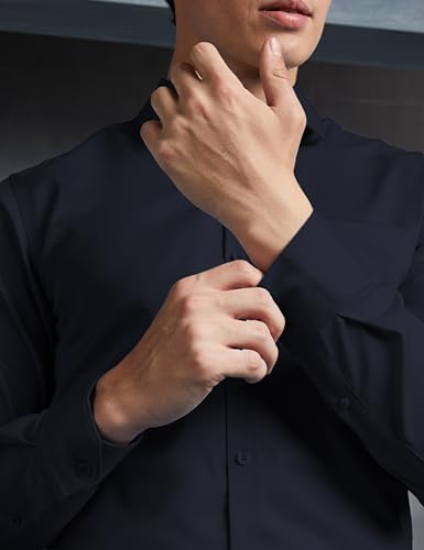 Image of Symbol Premium Men's Wrinkle-Resistant Regular Fit Cotton Formal Shirt