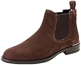 Tommy Hilfiger Branding Tommy Hilfiger Herren Low Boot Stiefel Core Suede Chelsea Wildleder, Braun (Cocoa), 42