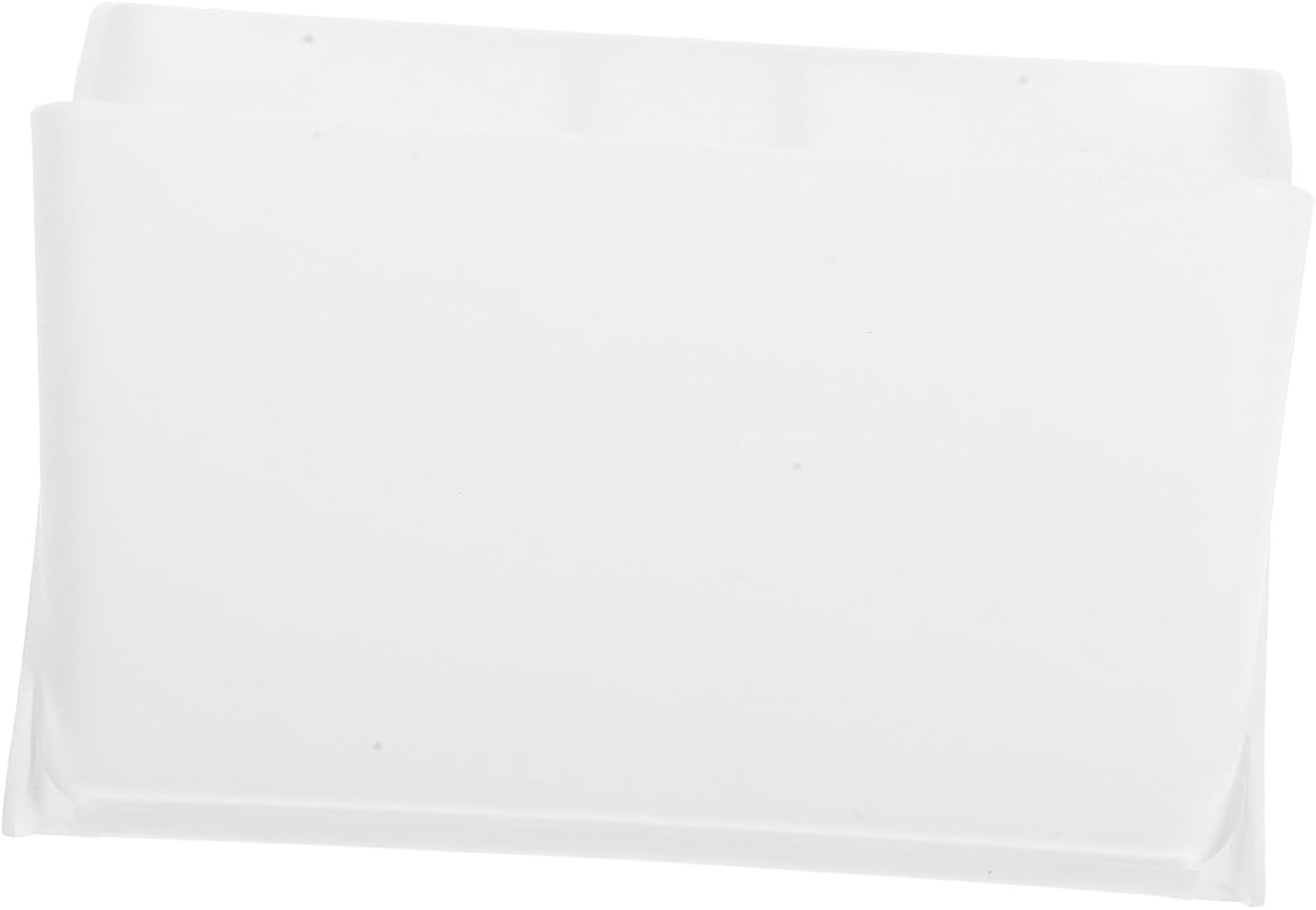 Hemobllo Wall-mounted Foldable Makeup Organizer Storage Box, White Household Cosmetics Container with Mask Storage for Bathroom and Vanity,