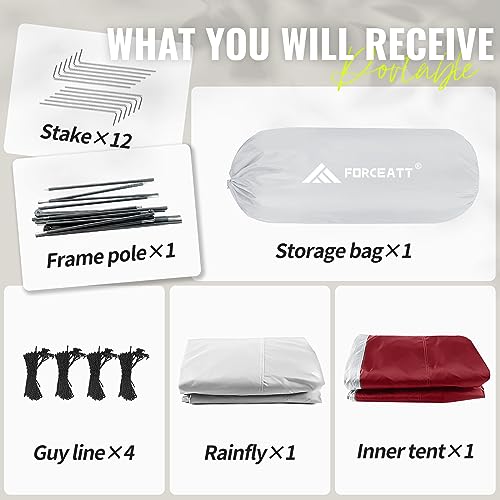 Forceatt Tenda Campeggio 2 Persone