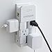 ECHOGEAR On-Wall Surge Protector with 6 Pivoting AC Outlets & 1080 Joules of Surge Protection - Low Profile Design Installs Over Existing Outlets to Protect Your Gear