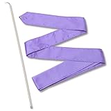 cinta gimnasia ritmica comprar  DRUNA Cinta para Gimnasia Rítmica con Varilla 50 cm Indigo 4,0 m Púrpura