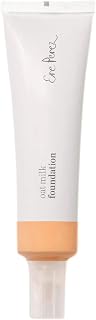 Ere Perez - Natural Oat Milk Liquid Foundation | Breathable, Buildable, Med-Full Coverage, Dewy | Peach Extract, Vitamin E | Vegan, Cruelty-Free, Clean Beauty (Vienna | light-med warm, 1fl oz | 30ml)