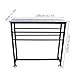 RINDOW Fencing Sword Stand, Fencing Table, Weapon Rack, Helmet and Mask Rack Can Hold 16 Swords and 10 Helmet Protectors, Fencing Gear Stand（42.5inx40.5inx11.8in）