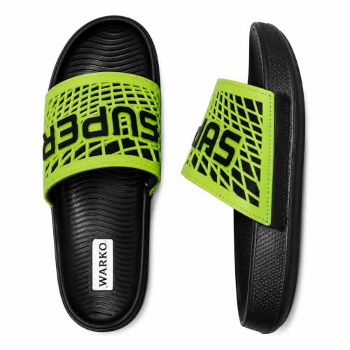 Image of WARKO Slippers For Men | Stylish Chappal For Boys | Soft Cushioned EVA Slides Slipper | Casual FlipFlop Daily Wear Footwear | Indoor Outdoor Use