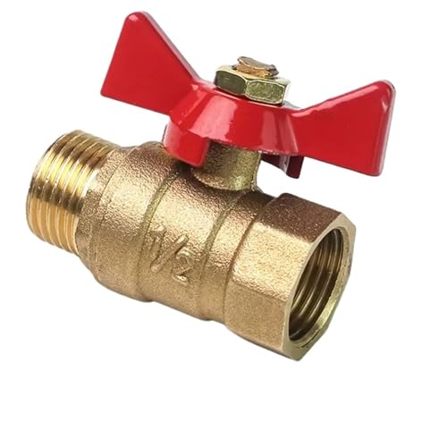 Vanne boisseau spherique laiton DN20 compacte pour isoler circuit eau - 4
