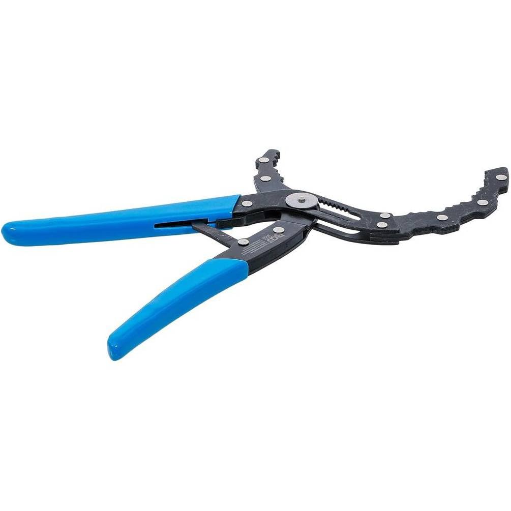 Ölfilterzange, selbstregulierend, Durchmesser 60 – 120 mm – robuster Stahl – einfacher und sicherer Griff, Pro D-Work