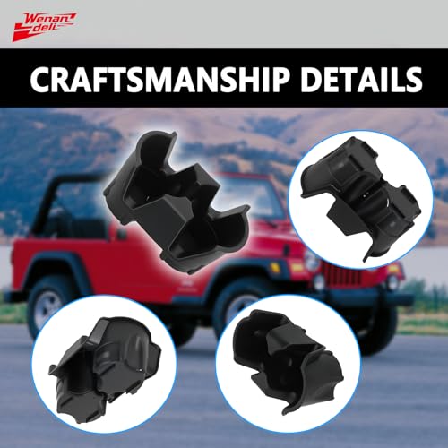 Portavasos de Piso Reemplazo de Goma para Jeep Wrangler TJ 2001-2006 miniatura 5