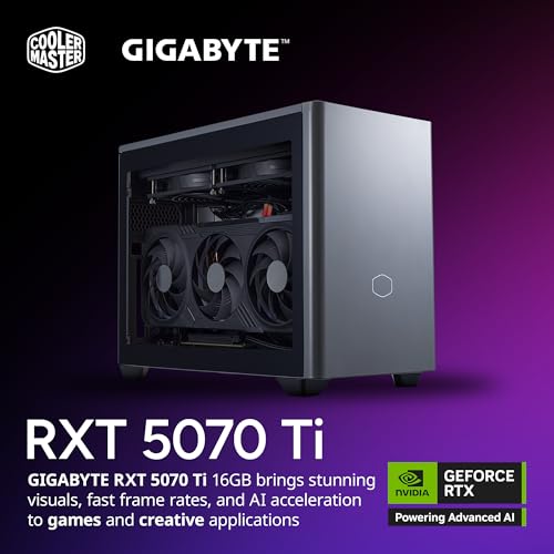 Cooler Master NR2 Pro Gaming PC – AMD RYZEN 7 9800X3D, NVIDIA GeForce RTX 5070 Ti 16GB, 32GB DDR5 6000MHz, 2TB Gen4 M.2, Windows 11, V850 SFX Gold PSU, Compact Mini ITX Desktop PC by Cooler Master - Image 5