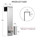 PMMASTO 2-Pack Over The Door Hooks - Rustproof Stainless Steel Door Hangers for 1-3/4 Inch Doors, Non-Marking and Tool-Free Easy Install​​ (Silver, T Shape-Fits 1-3/4