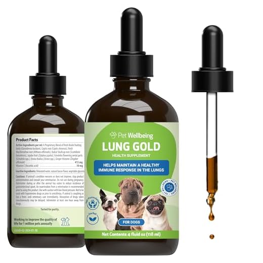 Pet Wellbeing Lung Gold for Dogs & Cats
