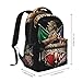 SEOCKA Mexican American Flag Casual Backpack Travel Pack Bag Laptop Backpacks With Side Pockets Front Zipper Pockets Bookpack Daypack Picnic Rucksack Computer Bag