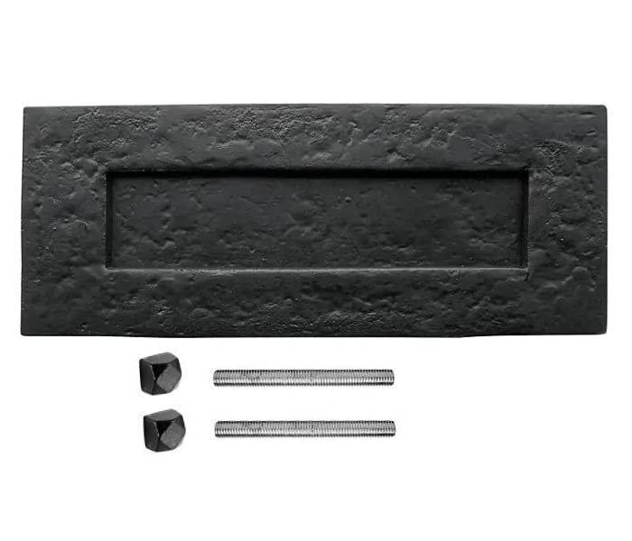 TERF® 250mm X 75mm Traditional Vintage Style Antique Black Letter Plate 250mm X 75mm (10'' X 3'') Letter Postal Box Cover Plate Including Fixing Screw - Image 4