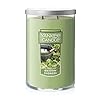 Yankee candle meadow showers scented classic 22oz large tumbler 2 wick candle over 75 hours of burn time  urban country home decor