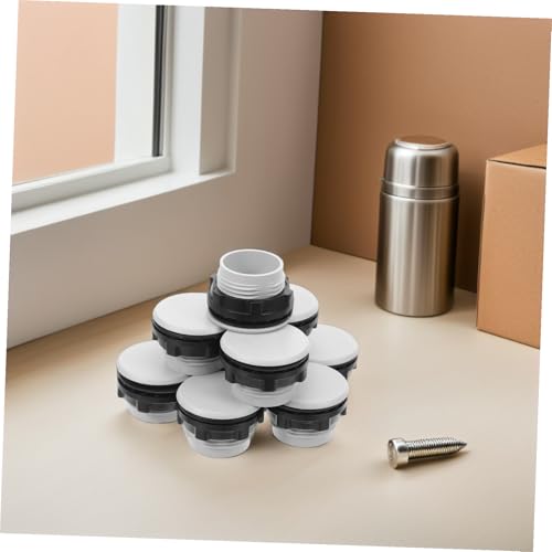 Tapones de botón antiabrasión para proteger paneles de control eléctricos 5
