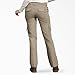 Dickies Womens Relaxed Cargo Pants, Rinsed Desert Sand, 12 US