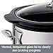 All-Clad Electrics Stainless Steel and Ceramic Slow Cooker with Insert and Lid 6.5 Quart Nonstick 320 Watts Oval Shaped, Programmable, Dishwasher Safe