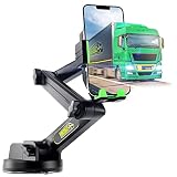 Truckules Truck Phone Holder Mount Heavy Duty Cell Phone Holder for Truck Dashboard Windshield 16.9"
