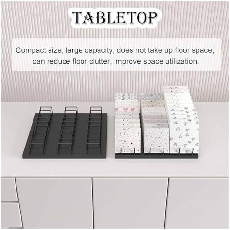 Trade Show Display Rack - Desktop Tile Organizer Shelf for Marble, Glass, Quartz, Ceramic Samples - Retail Store Showcase, Durable & Stylish Floor Stand