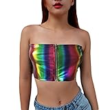 Ce crop top sexy se marie très bien avec un jean, un pantalon décontracté, une jupe, un legging ou un short.