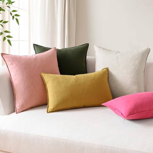 Taie de coussin décorative jaune moutarde style bohème - 8