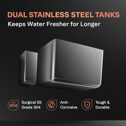 Image of Aquaguard Aspire Blaze Hot & Ambient | 2 Year Filter Life |RO+UV+Active Copper Tech |Stainless Steel Tank |9 Stage Purification|Suitable for all Water Sources |Save over 18,000 on Filter Replacements