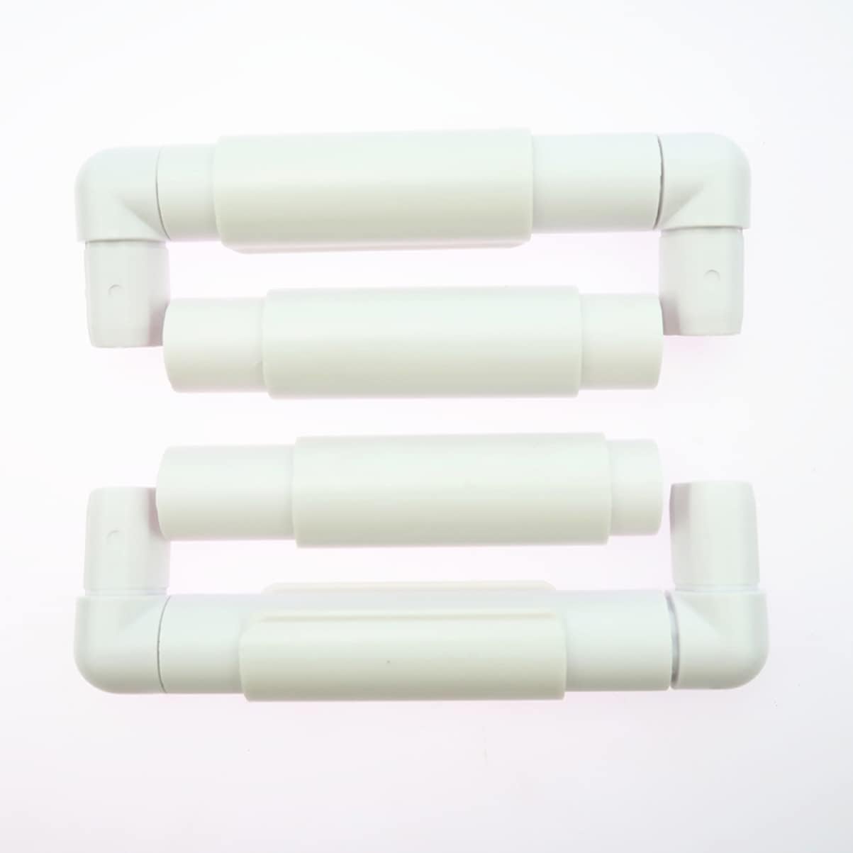 BELLIFFY 2 Sets of Clip Embroidery Frame for Cross Stitch Portable Square Embroidery Rack (15.2x15.2cm 20.3x20.3cm) for DIY Needlework and Craft Projects