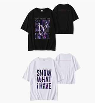 IVE ライブTシャツ 【Lサイズ】 Amazon.co.jp: IVEワールドツアーコンサート 周辺 Tシャツ 半袖