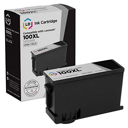 Ld Compatible Ink Cartridge Replacement For Lexmark 100Xl 14N1068 High Yield (Black) #TOP18