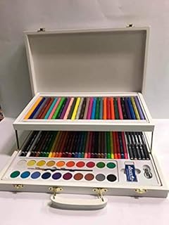 TintaUnita Valigetta in Legno Tinta Unita 2 Piani