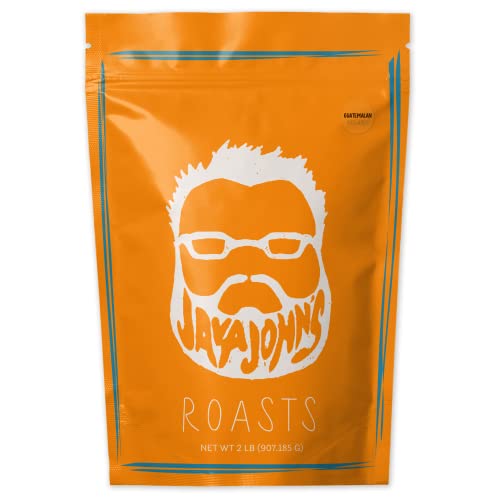 Java John’s Roasts Organic Guatemalan Coffee Beans — Bright Acidity Medium Roast Coffee Beans — Notes of Ripe Cherry & Berries — Gifts for Coffee Lovers (2 lb)