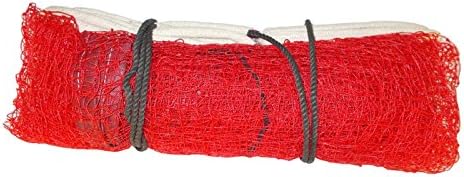 Badminton Nylon Net Standard Size for Sports Training Practice and Fun (.85 MM Thread) Red