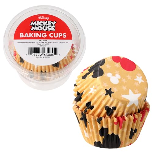 48 x Disney Mickey Mouse Baking Cups…