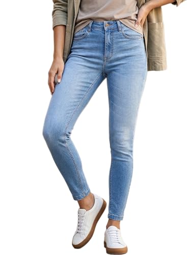 Image of Urbano Fashion Women's Skinny Fit High Rise Jeans