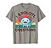 I Axolotl Questions Shirt Kids Blue Axolotl Peluche Salamandra Maglietta