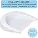 LilliJoy Premium Bassinet Wedge Pillow for Baby | Fits Halo Bassinet | 12˚ Incline Sleep Positioner for Elevated Head & Torso Support | Anti Reflux Sleeper for Infant or Newborn Colic & Congestion