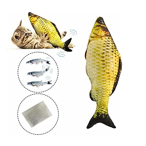 Brinquedo De Gato De Peixe Flexível Elétrico, Brinquedo De Peixe Kicker De Gato Em Movimento, Brinqu